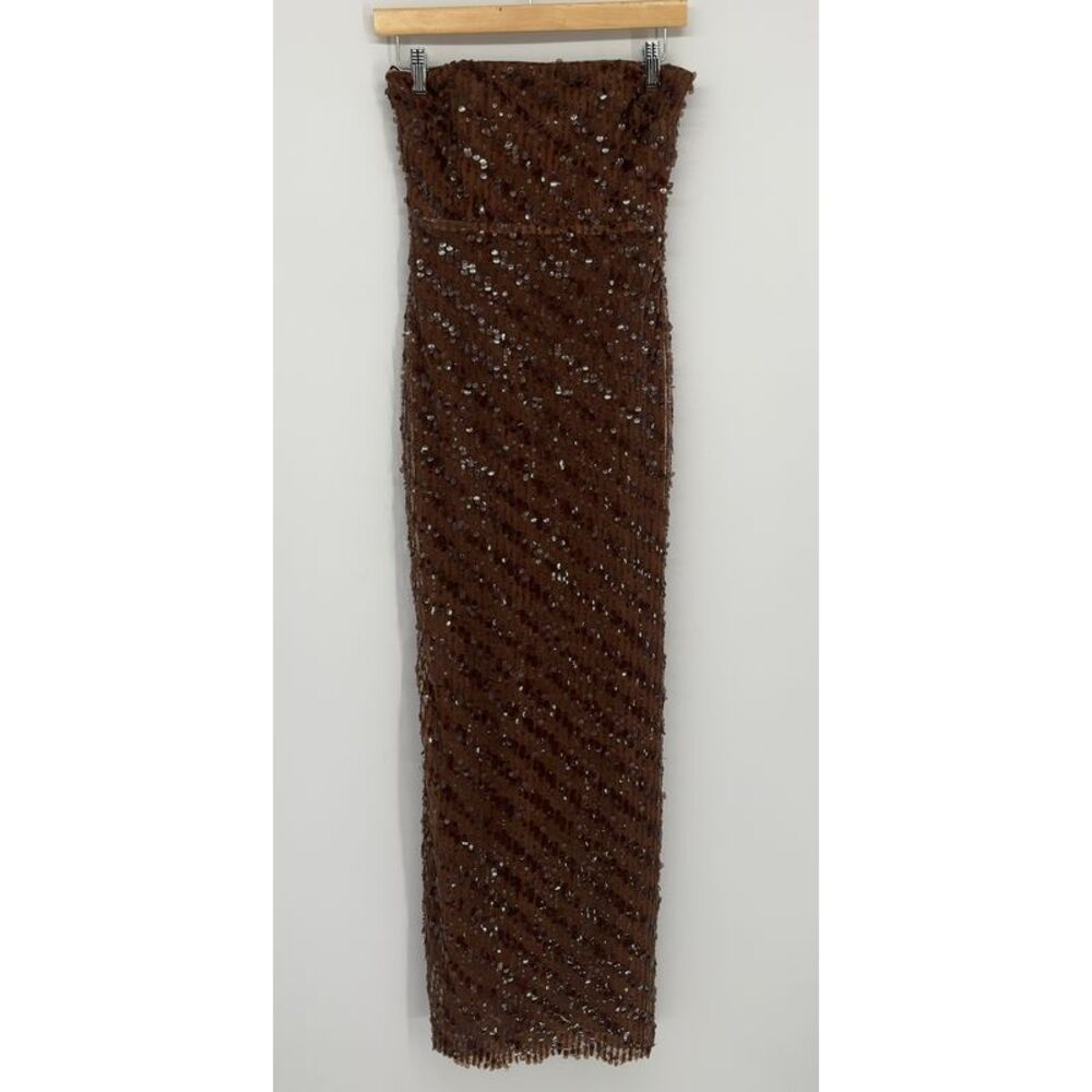 Camila Coelho Maxi Dress in Caramel